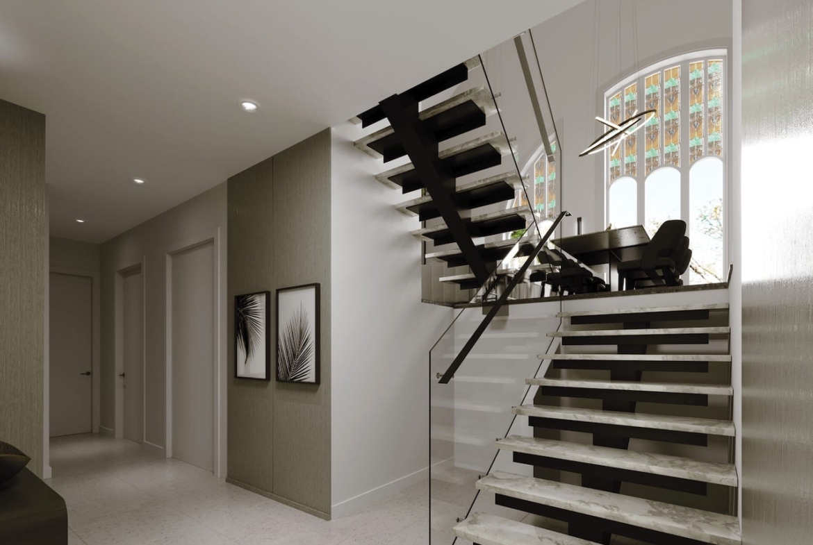 Rendering of 260 High Park foyer