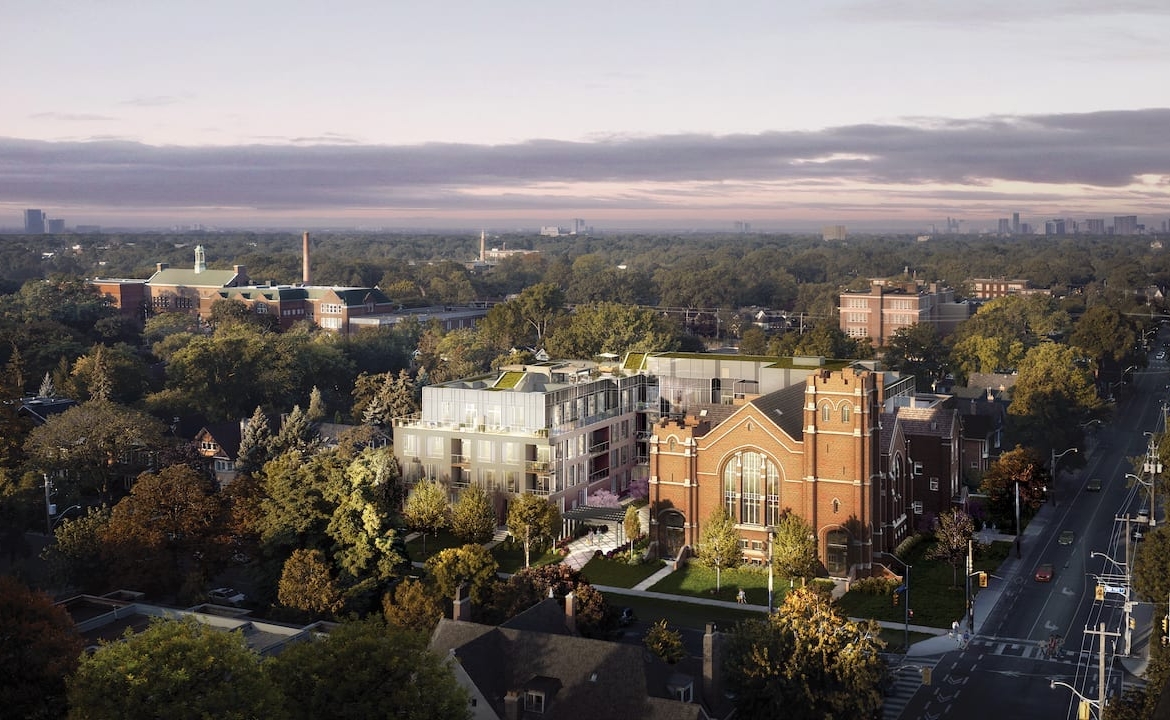 Rendering of 260 High Park aerial
