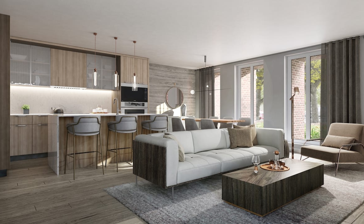 Rendering of 260 High Park suite interior