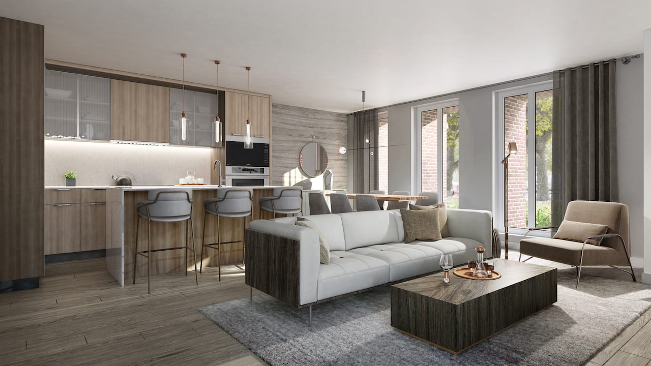 Rendering of 260 High Park suite interior