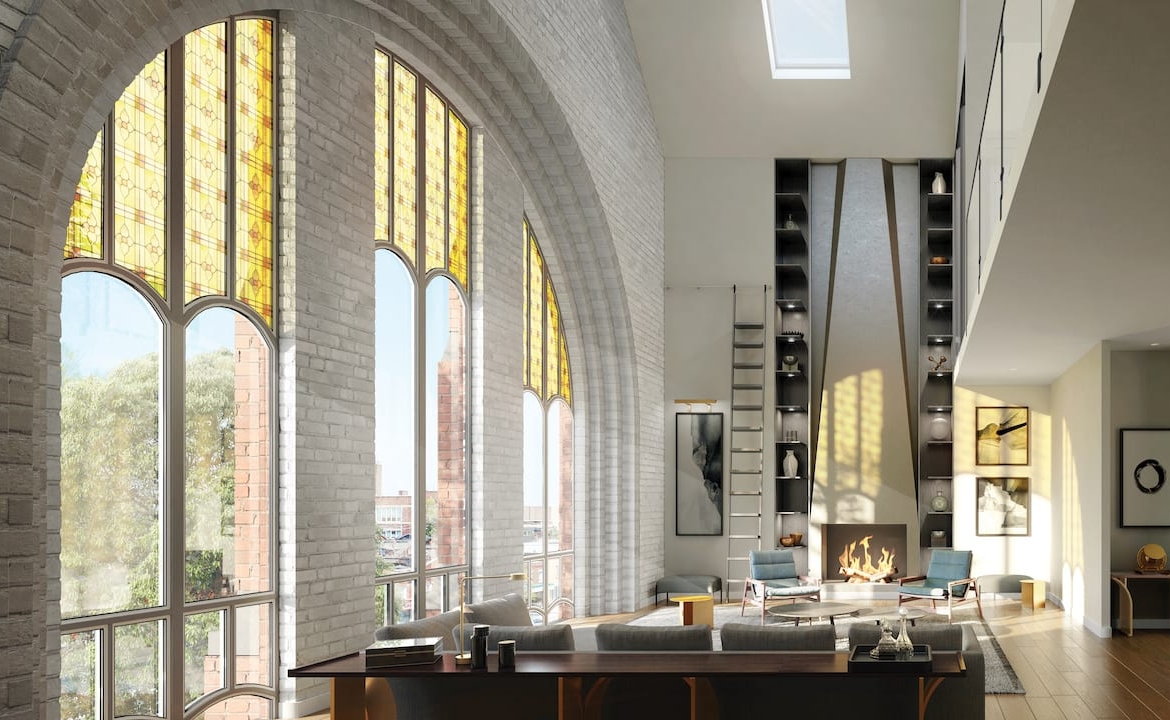 Rendering of 260 High Park suite interior light