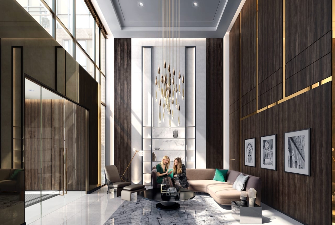 Rendering of 260 High Park lobby