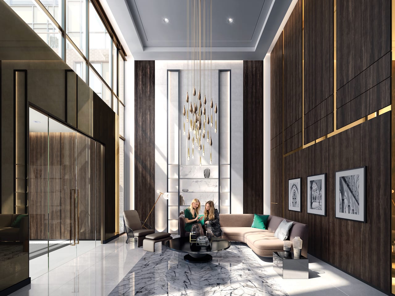 Rendering of 260 High Park lobby