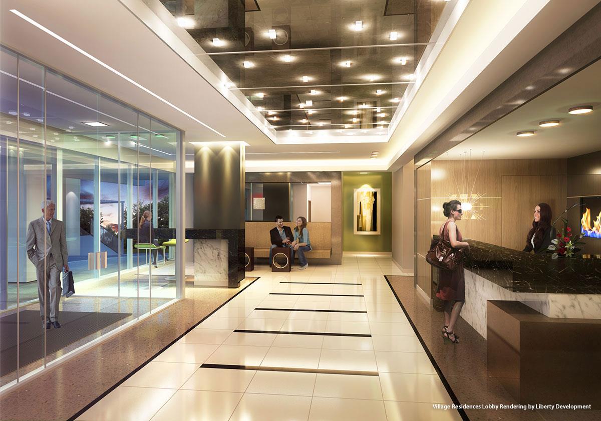 The Village Condos Lobby Toronto, Canada