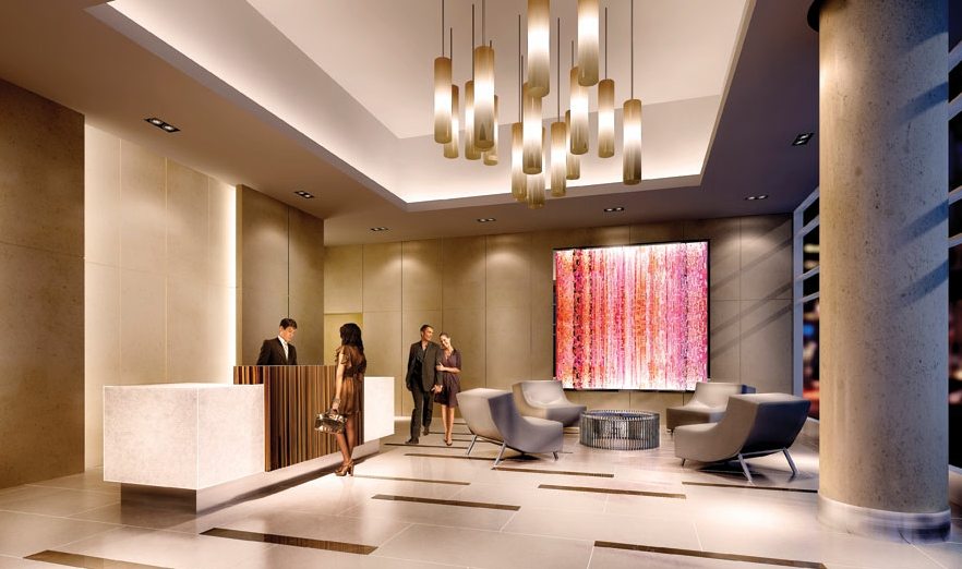 Neon Condos Lobby Toronto, Canada
