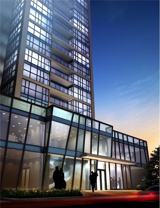 Couture Condos Front View Toronto, Canada