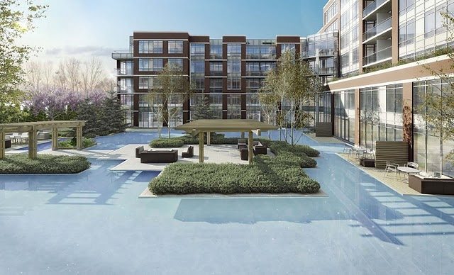 Minto Water Garden Condos Swimming Pool Toronto, Canada