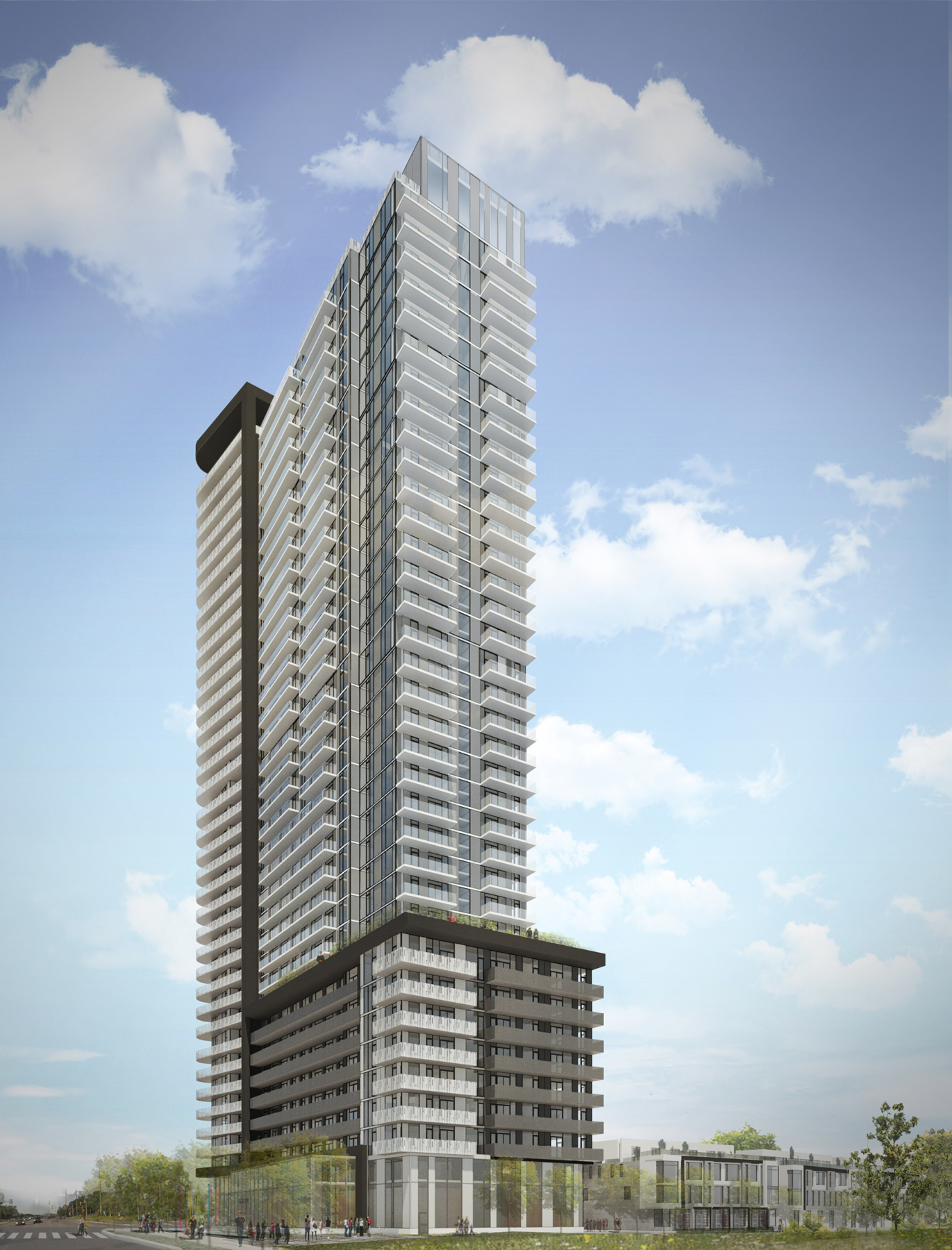 The Met Condos Front View Toronto, Canada