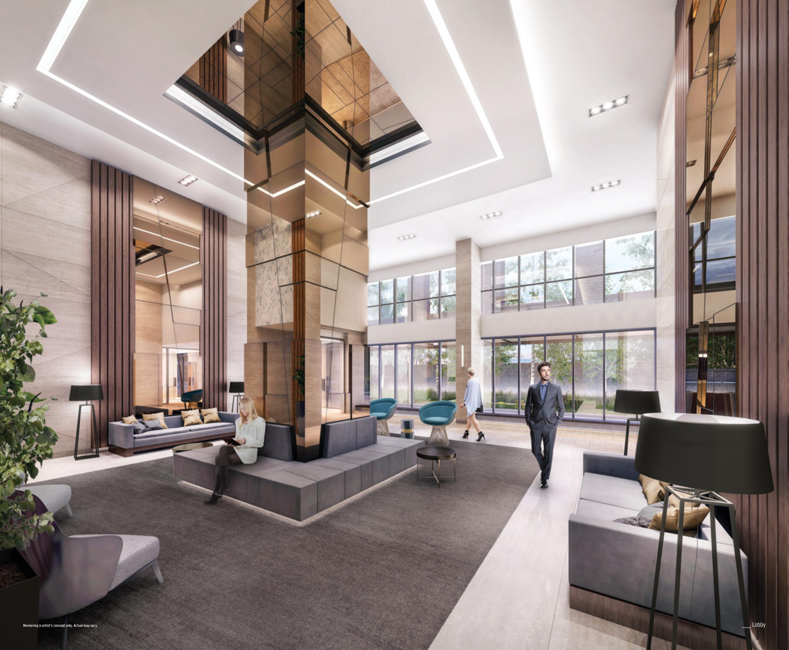 Supersonic Condos Lobby Toronto, Canada