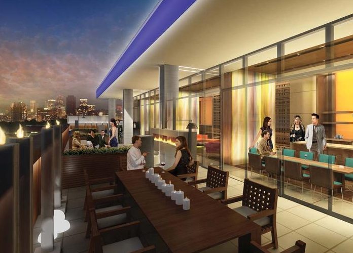 Liv Lofts Condos Terrace Lounge Toronto, Canada