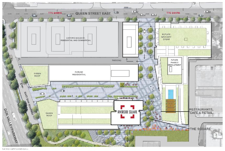 Riverside Square Condos Amenities Plan Toronto, Canada
