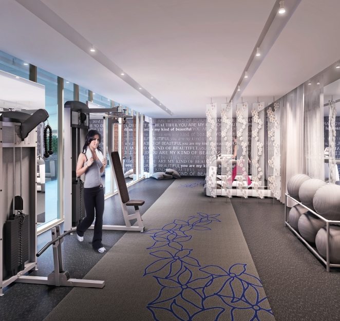 The Address at High Park Condos Gym Toronto, Canada
