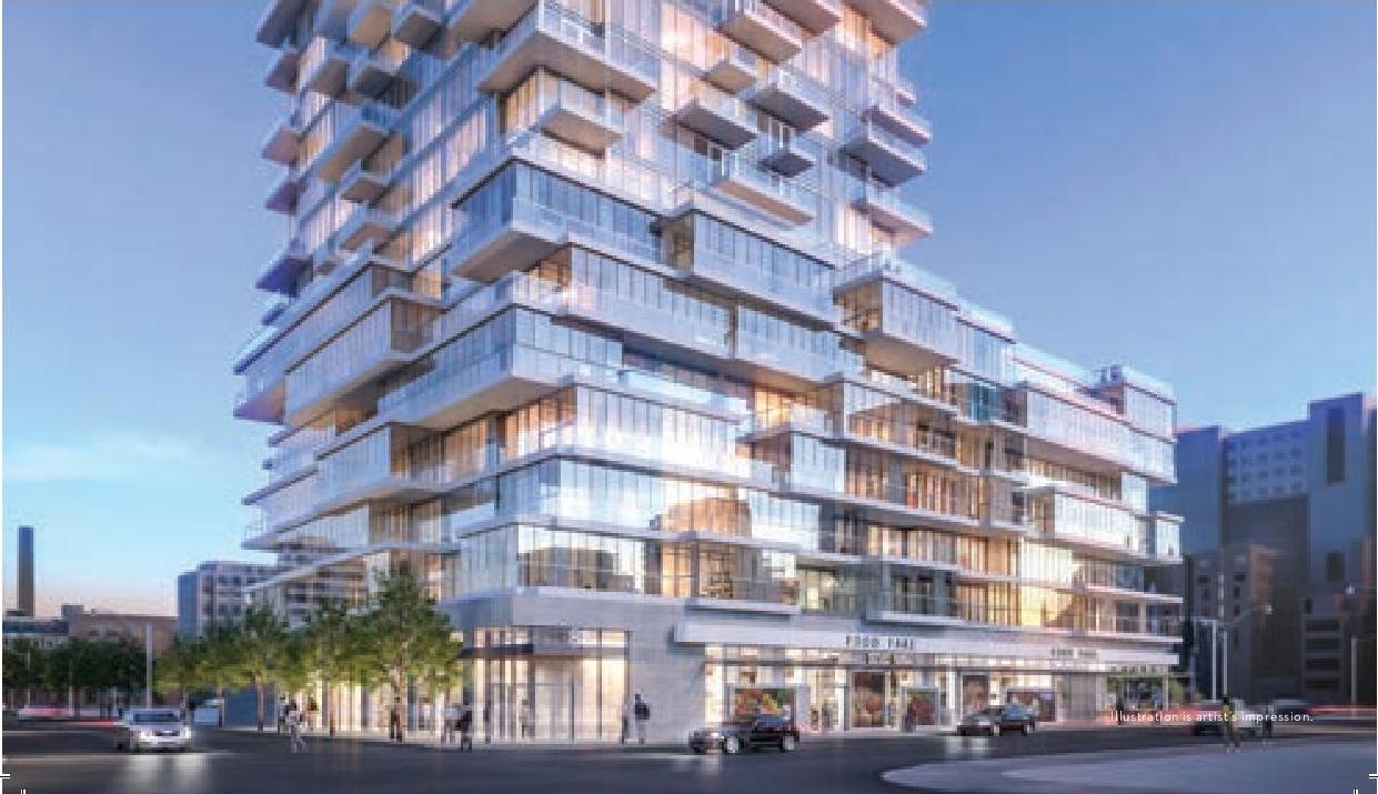88 North Condos Front View Toronto, Canada