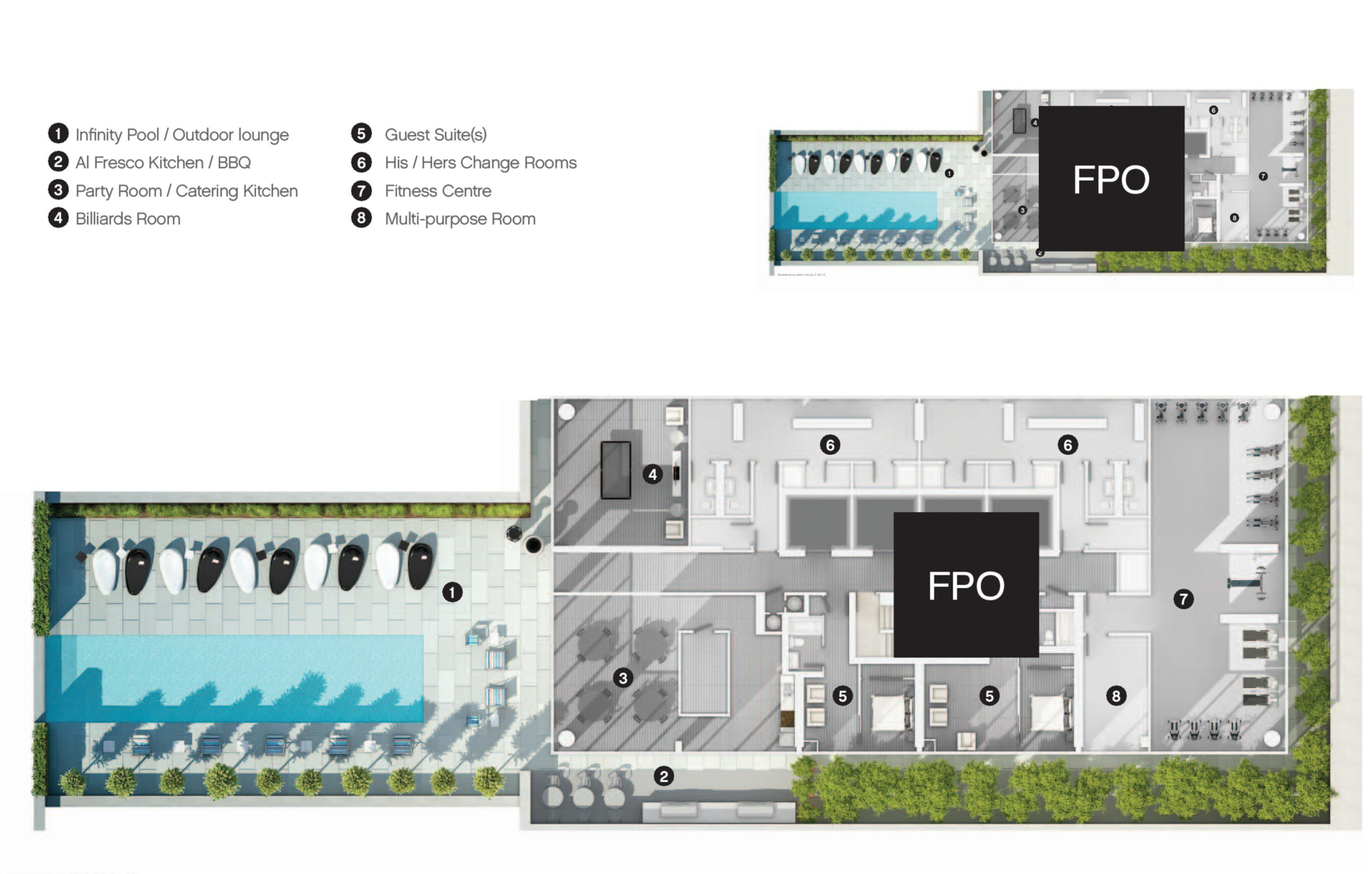 Casa 3 Condos Amenities Plan Toronto, Canada