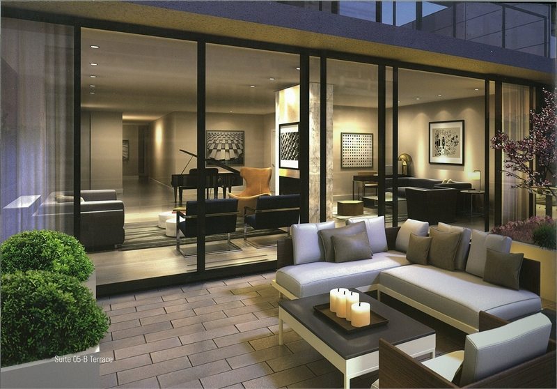 36 Hazelton Condos Piano Lounge Toronto, Canada