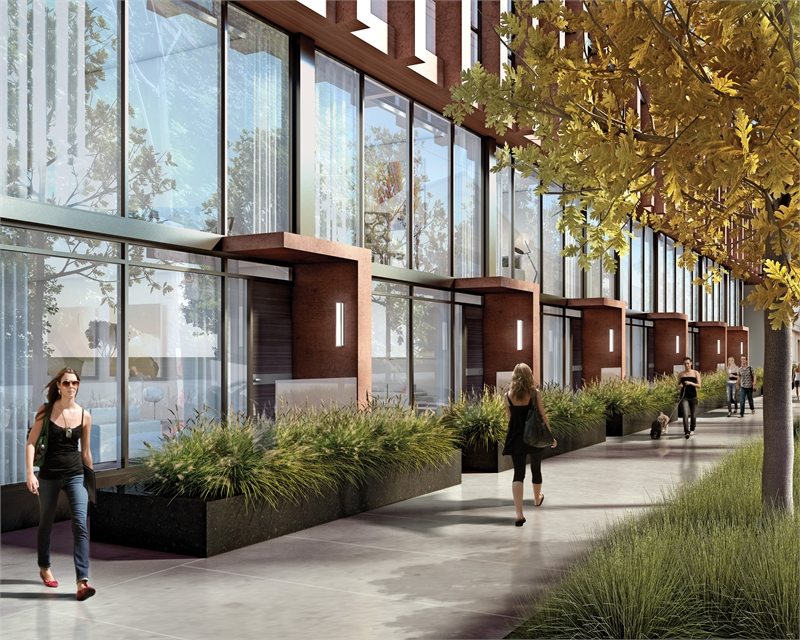 The Yorkville Condos Outdoor Garden Toronto, Canada