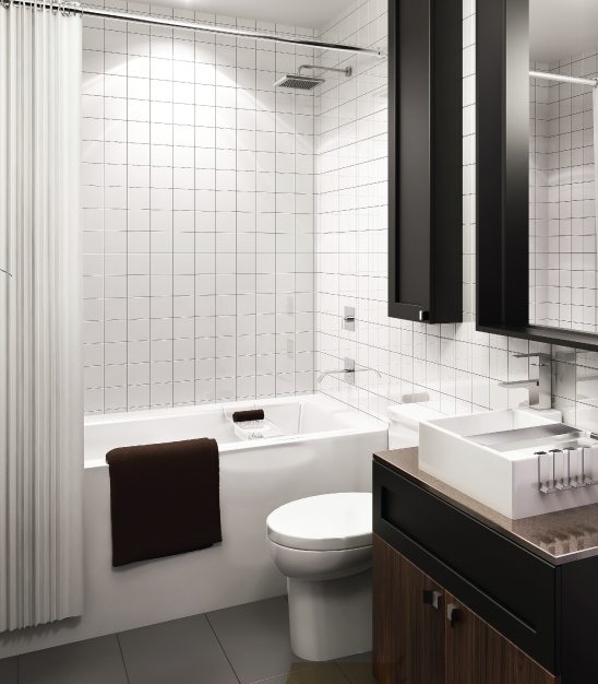 B Streets Condos Bathroom Toronto, Canada