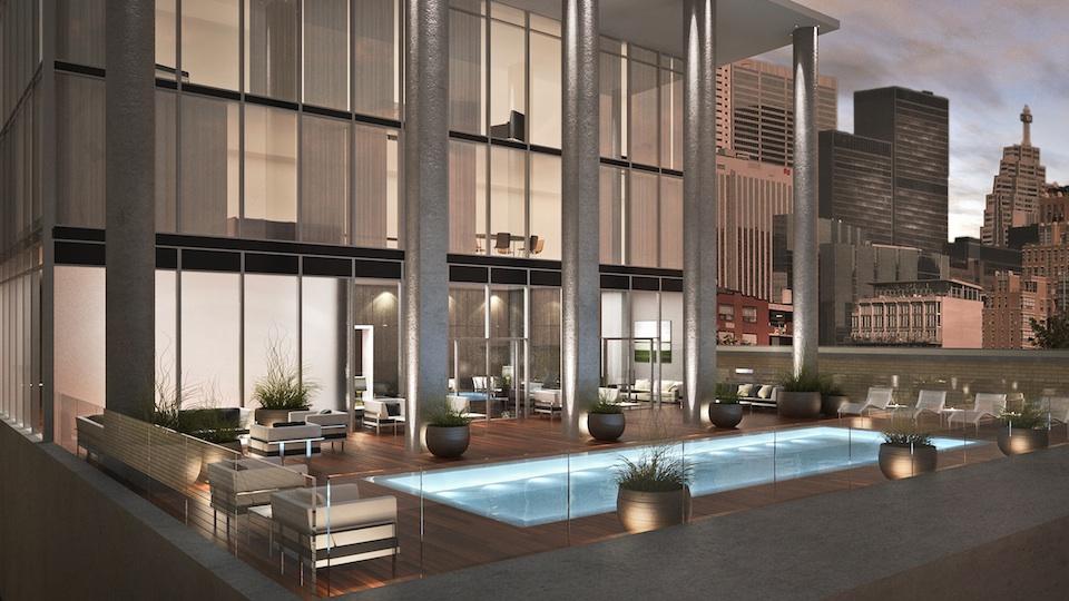 Theatre Park Condos Outdoor Pool Toronto, Canada