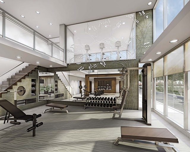 Minto Water Garden Condos Gym Toronto, Canada