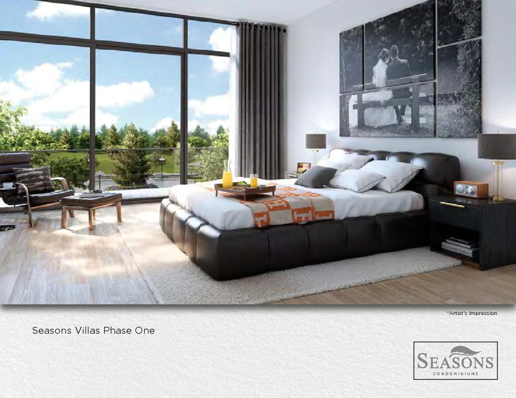Seasons Condos Bedroom Toronto, Canada