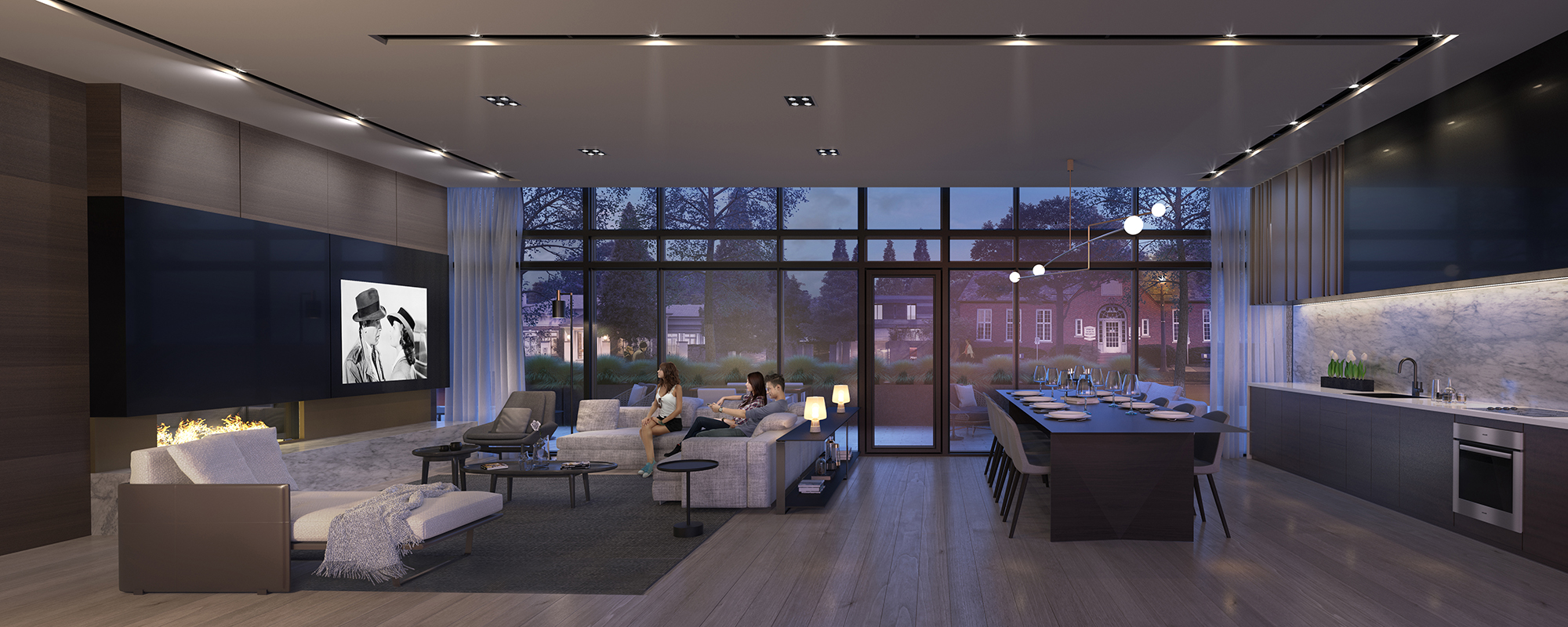 Six 25 BV Condos Theater Room Toronto, Canada