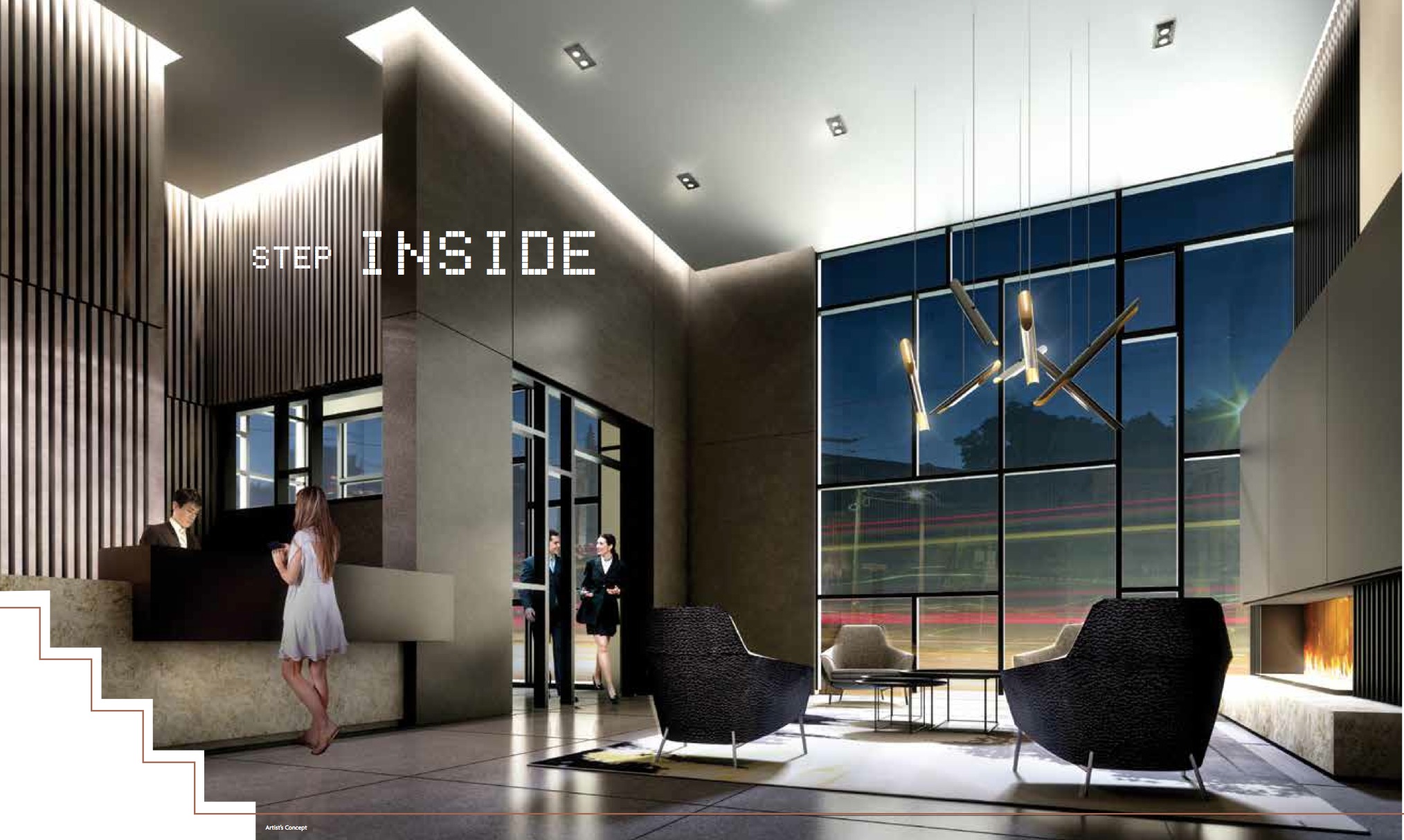 Zigg Condos Lobby Toronto, Canada