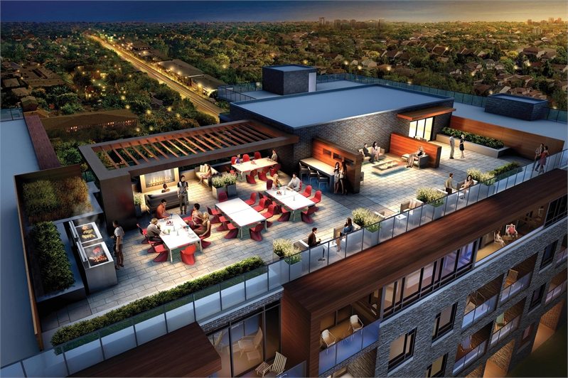 The Mod'rn Condos Rooftop Barbecue Toronto, Canada