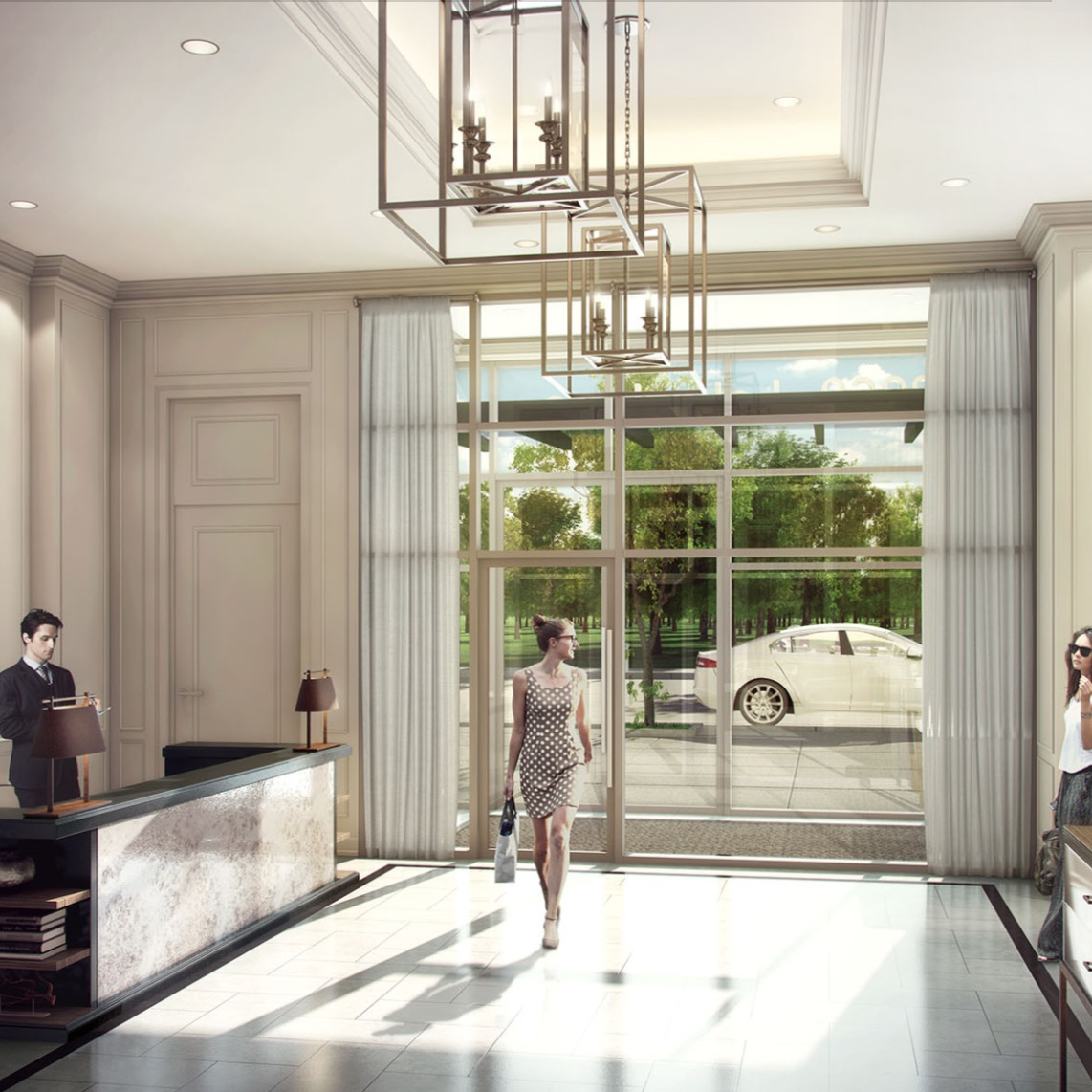 Bridgewater Condos Entrance Toronto, Canada