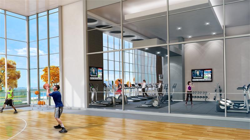 Paradigm Condos Fitness Center Toronto, Canada