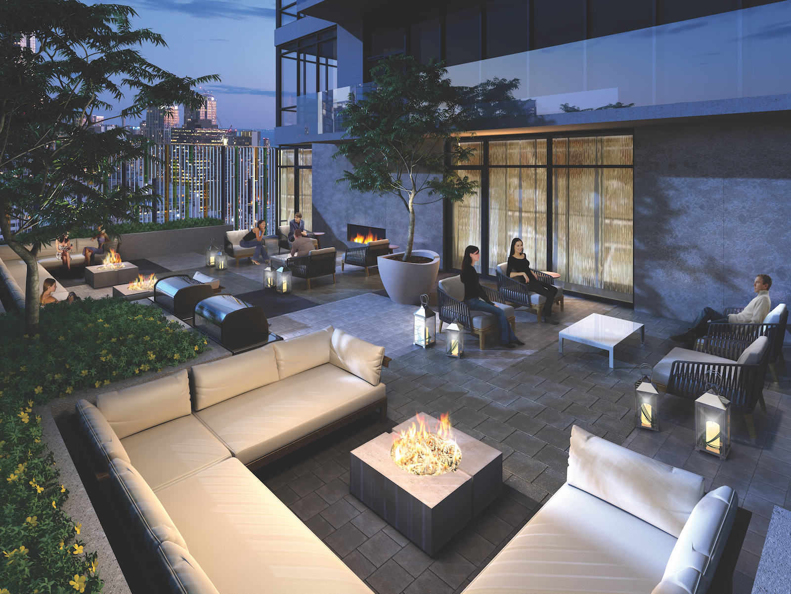Skywatch Condos Terrace Lounge Toronto, Canada