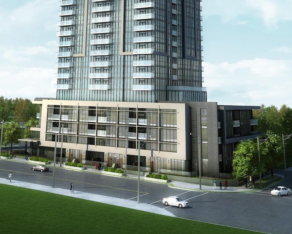 Grand Park 2 Condos Front View Toronto, Canada