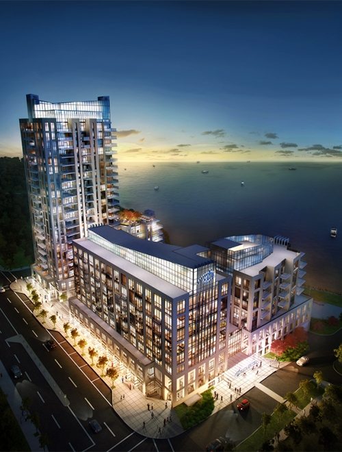 Bridgewater Condos Aerial View Toronto, Canada