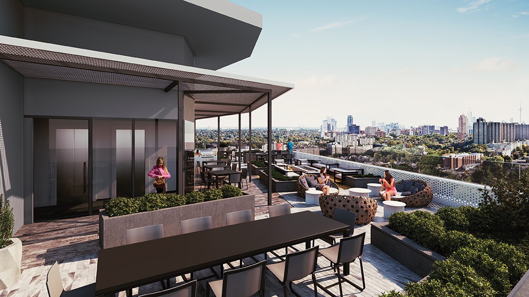 Distinction Condos Terrace Lounge Toronto, Canada