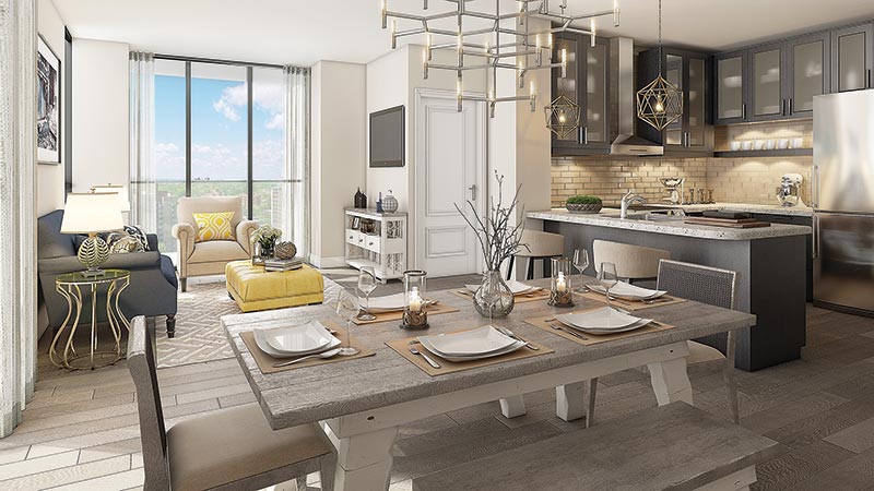 The Barrington Condos Dinning Toronto, Canada
