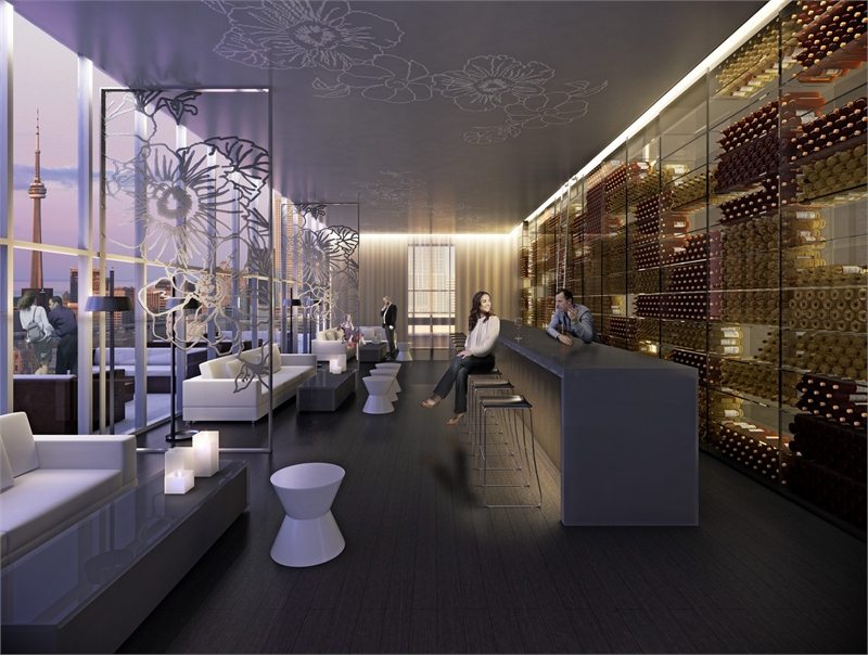 U Condos Wine Lounge Toronto, Canada