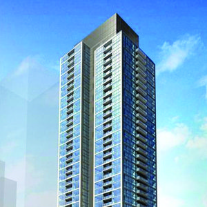 Couture Condos Building View Toronto, Canada