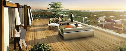 Watermark Condos Terrace Lounge Toronto, Canada
