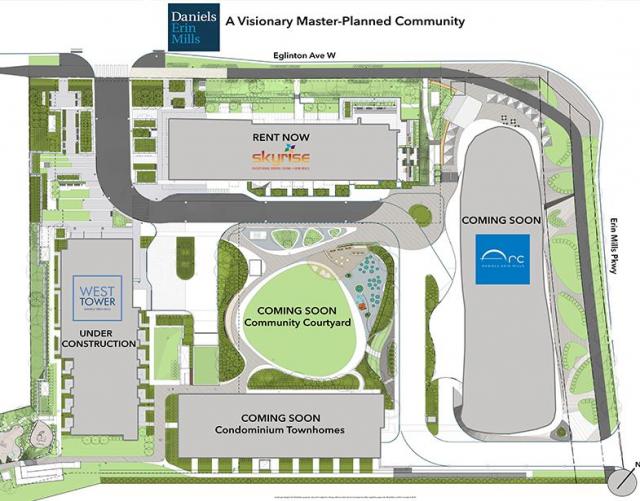 Arc Condos Amenities Plan Toronto, Canada