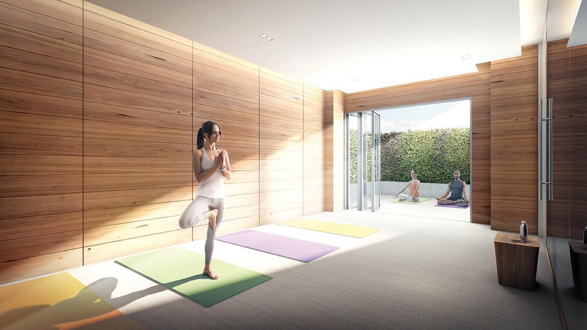 The Vanguard Condos Yoga Studio Toronto, Canada