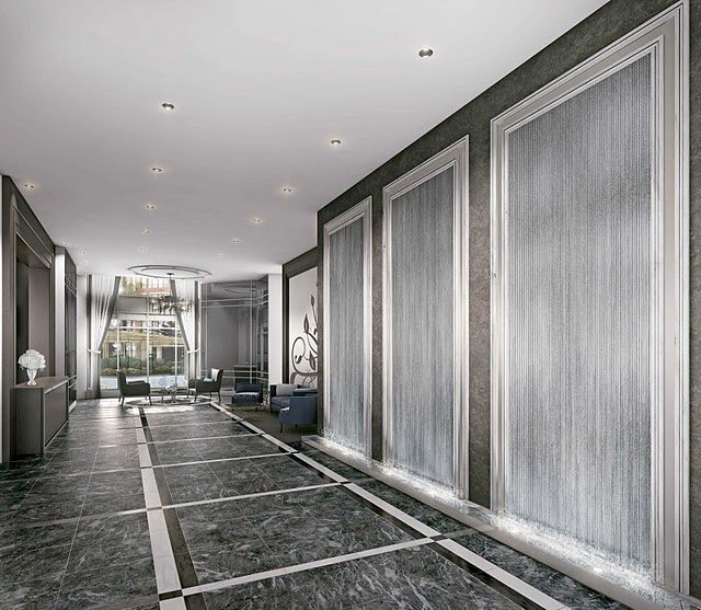 Minto Water Garden Condos Lobby Toronto, Canada