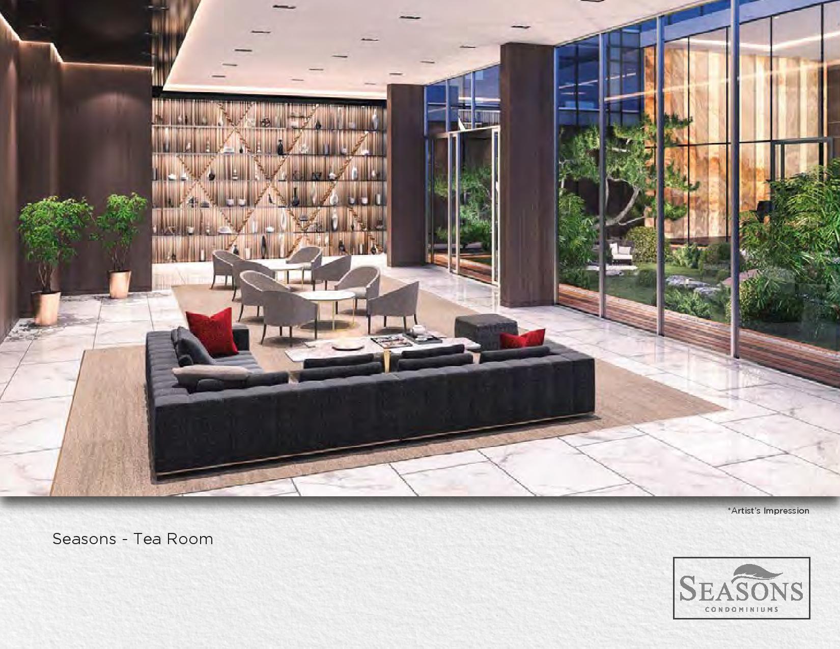 Seasons Condos Lobby View Toronto, Canada