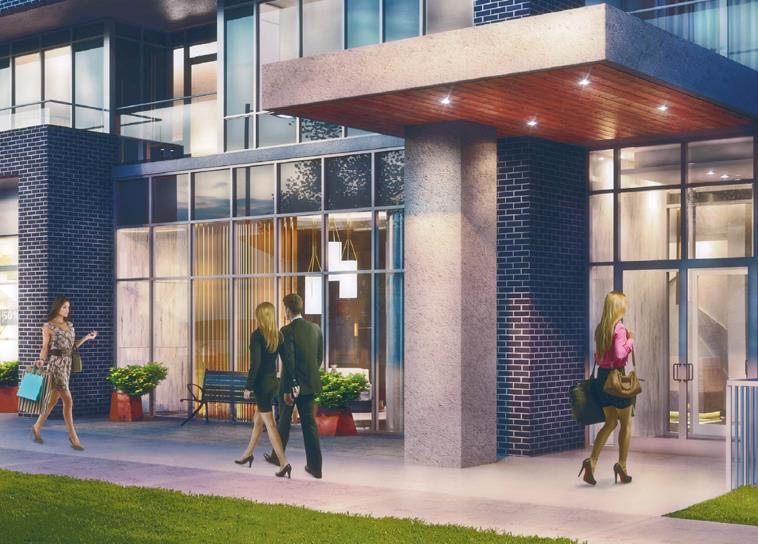 Lotus Condos Entrance Toronto, Canada