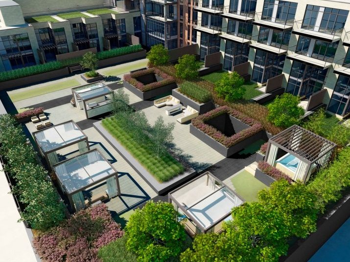 Ironstone Condos Aerial View Toronto, Canada