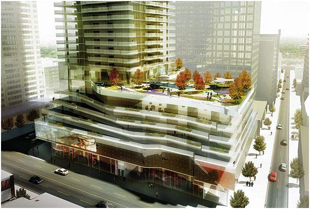 One Bloor Condos Rooftop View Toronto, Canada