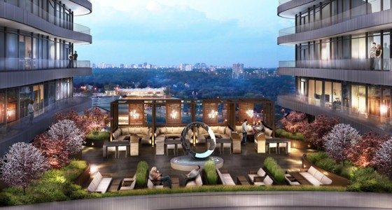 M2 Condos Balcony View Toronto, Canada