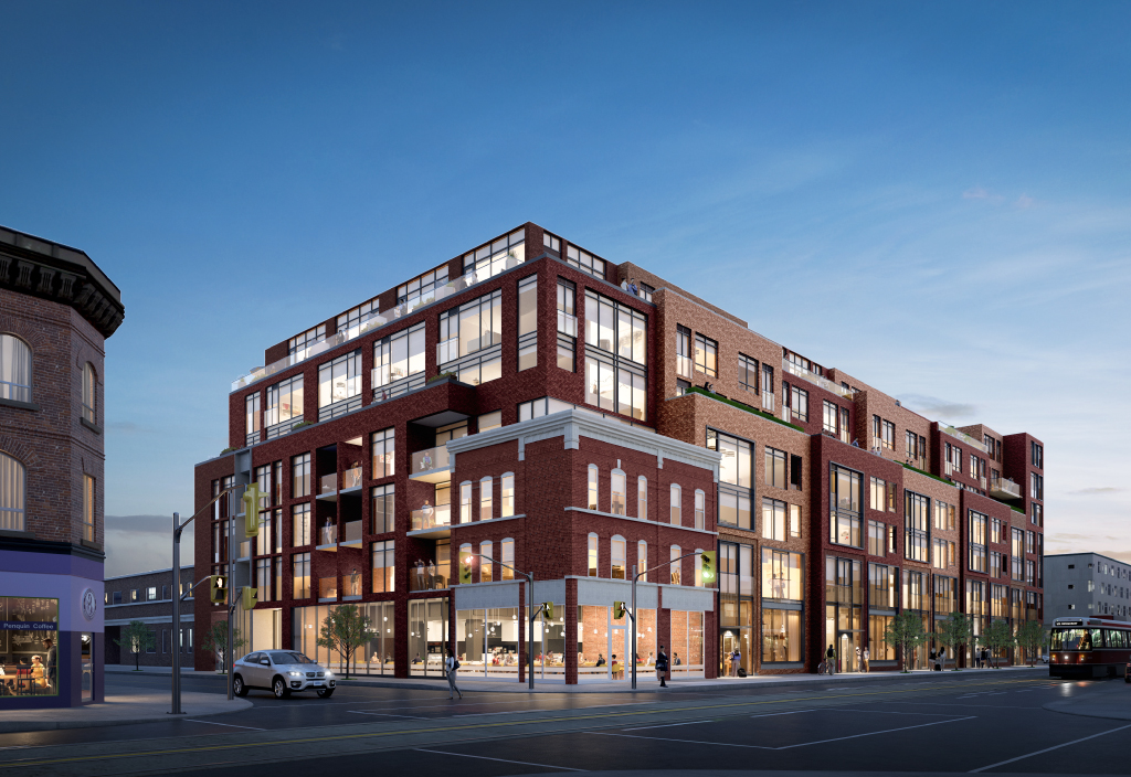 875 Queen East Condos Street View Toronto, Canada