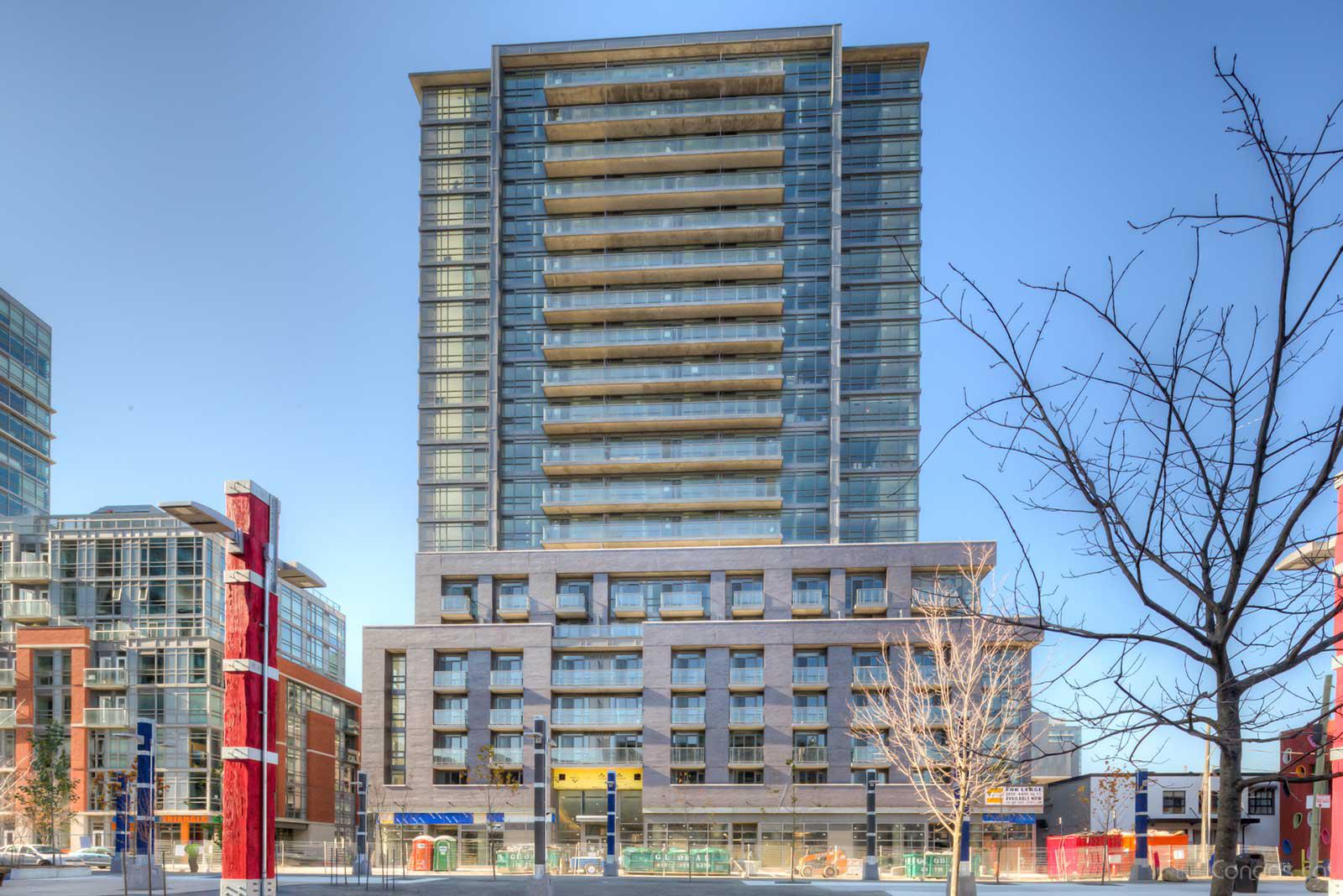 Edge Condos Front View Toronto, Canada