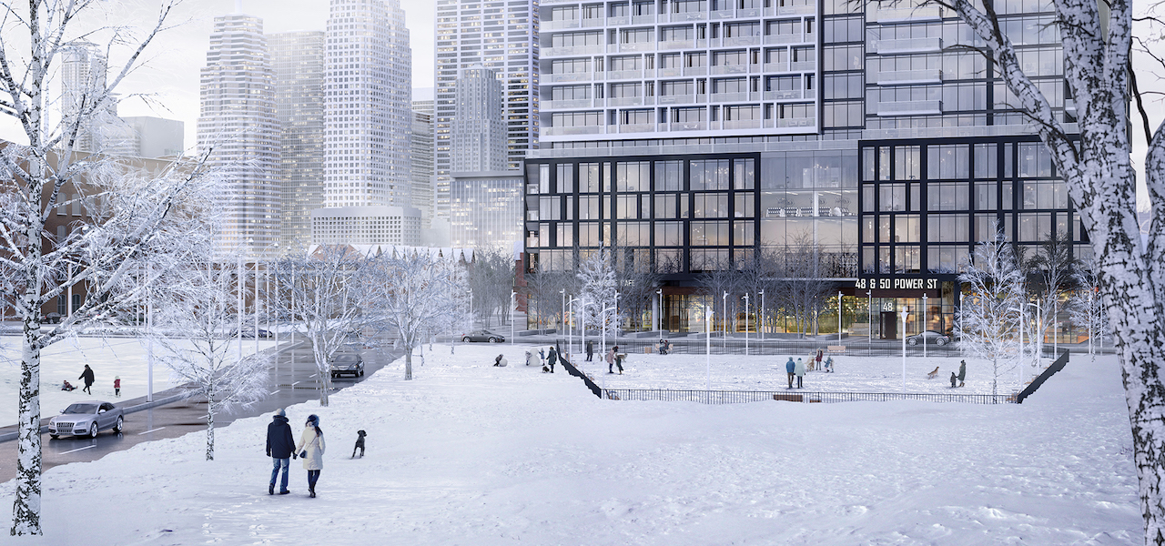 Home on Power Condos in Winter