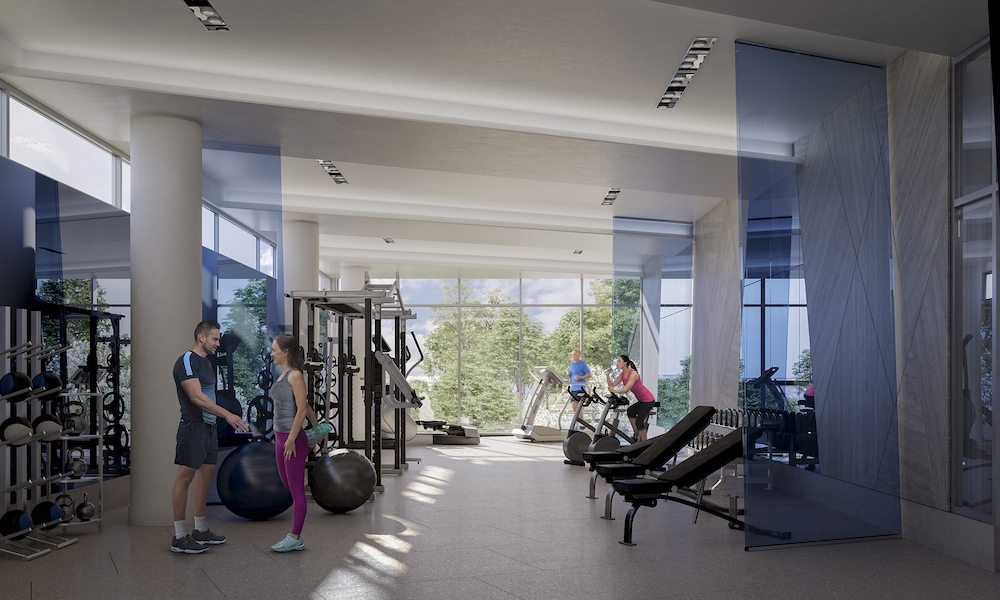 Kingsway by the River Condos Gym Toronto, Canada
