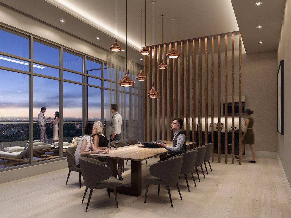 Kingsway by the River Condos Party Room Toronto, Canada